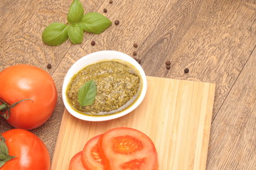 Pesto Tomato Board
