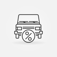 Car leasing icon