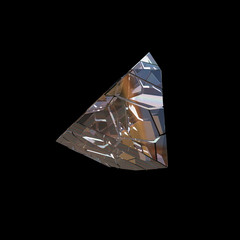 Amazing colorful Diamond Quartz Rainbow Flame Blue Aqua Aura crystal cluster closeup macro isolated on black background. abstract jewelry 3d illustration