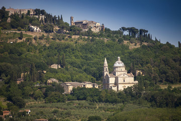 Fototapeta na wymiar Italia,Toscana, Montepulciano.