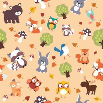 pattern animal autumn