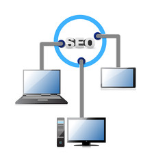 seo network illustration