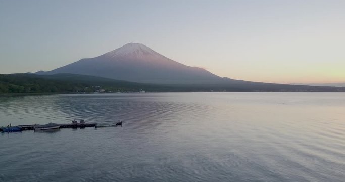 Sunset of Mt. Fuji
Aerial view from lake Yamanaka No.2