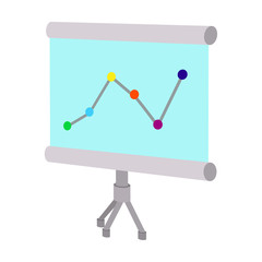 graph isometric icon