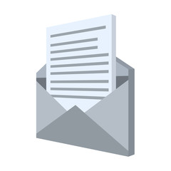 mail isometric icon
