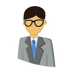businessman isometric icon