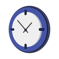 Wall clock isometric icon