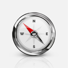 Vector realistic compass
