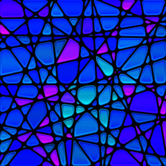 Fototapeta premium abstract vector stained-glass mosaic background