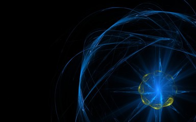 Fototapeta premium Abstract background with a blue pattern