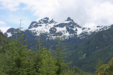 Mountains above Whistler, Canada