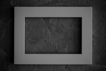 Abstract grunge wall with picture frame. grunge wall background with space for text or image. 