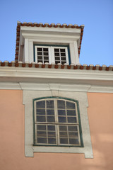 Altes Fenster in Lissabon