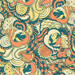 vector floral seamless pattern background