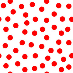 Cirkel rood naadloos patroon