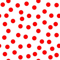  Cirkel rood naadloos patroon © ya_nataliia
