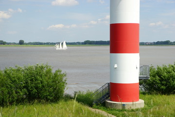 Altes Land,Elbe,Leuchtturm
