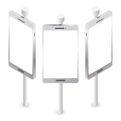 Smartphone Pole Sign