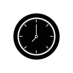 Wall clock symbol icon vector illustration graphic design