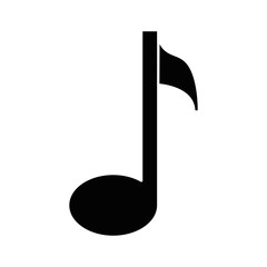 Music note symbol icon vector illustration graphic design