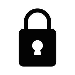 Padlock security symbol icon vector illustration graphic design