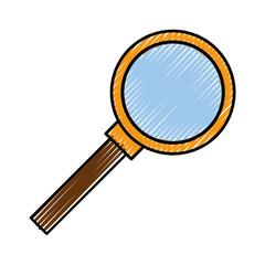 Magnifying glass symbol icon vector illustration graphic design