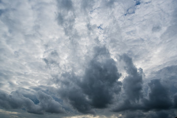 clouds with background,sunlight through very dark clouds background of dark storm clouds,black sky Background of dark clouds before a thunder.