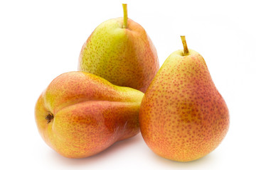 Pears isolated on the white background.