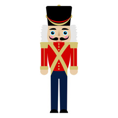 Vector illustration of a nutcracker