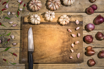 Vegetable Garden Shallot Thai Garlic Thai bird chilli