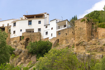 Fototapeta na wymiar The Old Wall of Ronda