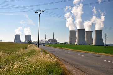 Modern nuclear power station
