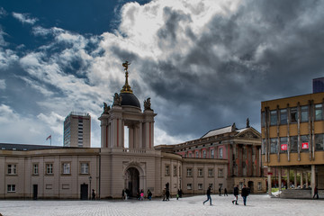 Fototapeta premium Das Potsdamer Stadtschloss am Alten Markt in Potsdam.