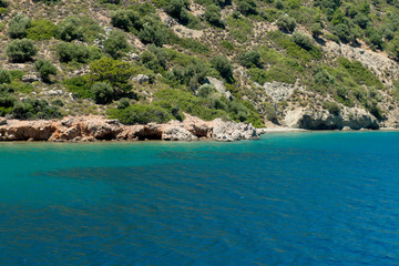 Landscape of the Aegean coast