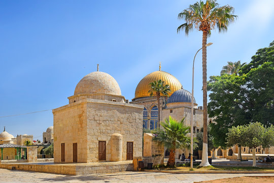 islamic religious buildings at Temple Mount, Old City of Jerusalem, Israel