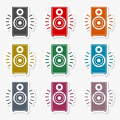 Sound speakers dynamics