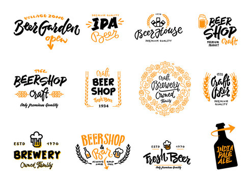 Beer Logotype Set