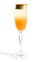 Unusual gradient cocktail, clipping path