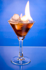 Iced drink burning