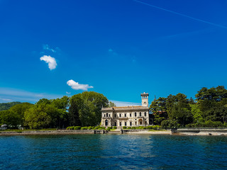 Tavernola on Como lake in Italy