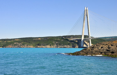 Turquoise colored Bosphorus.  Turquoise color in Bosphorus is unusual. Plankton explosion&rsquo; turns Istanbul&rsquo;s Bosphorus turquoise.