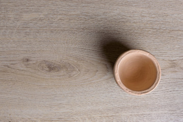 Clay craft on a table