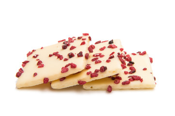 Biscuits in chocolate glaze