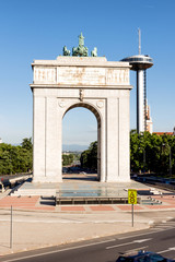 Fototapeta premium Arco de la Victoria en Madrid