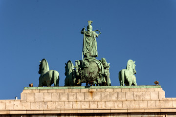 Obraz premium Cuadriga de Minerva en Madrid