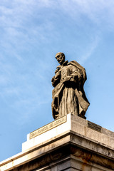 Fototapeta premium Estatua de San Ignacio de Loyola, en Madrid