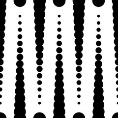 Stylized black icicles. Abstract geometric seamless pattern. Clipping mask used.