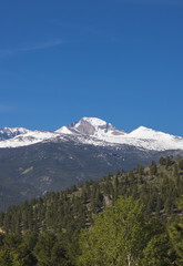 Mountains and forest of Rocky Mountain National Park
