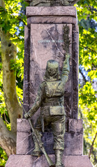 Detalle monumento al capitan melgar