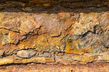 rostige Metalloberfläche - Makro